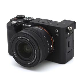 【中古】 SONY(ソニー) フルサイズ ミラーレス一眼カメラ α7C ズームレンズキット(同梱レンズ:SEL2860) ブラック ILCE-7CL B 当店保証30日間 人気 ミラーレス 一眼レフ 交換レンズ カメラ
