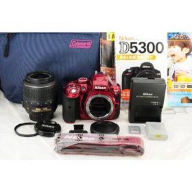 ニコン(Nikon)の【Wifi機能】Nikon ニコン D5300 レッド 18-55 オマケ満載(デジタル一眼)