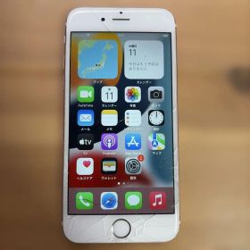 iPhone6s 64GB ローズゴールド MKQR2J/A 100% 画面割れ