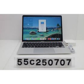 ノートパソコン Apple MacBook Air 13in 2020 A2337 シルバー Apple M1 1GHz/16GB/256GB(SSD)/13.3W/WQXGA(2560x1600) 画面黄ばみあり
