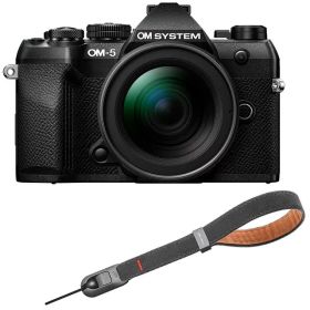 OM SYSTEM オーエムシステム OM-5 Mark II 12-45mm F4.0 PROレンズキット ブラック＋P-CB-296(ディープグレー) セット