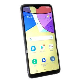中古 samsung Galaxy A21 64GB ブラック SCV49 au