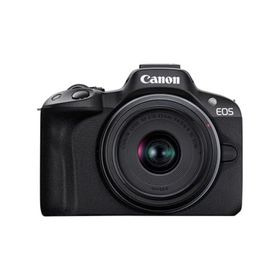 【中古】「非常に良い」Canon ミラーレス一眼カメラ EOS R50 標準ズームレンズキット(RF-S18-45) ブラック/APS-C/約375g EOSR50BK-1845ISSTMLK(ミラーレス一眼)