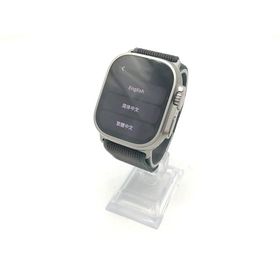 【中古】Apple Apple Watch Ultra2 49mm Cellular チタニウムケース/ブルー/ブラックトレイルループ(S/M) MRF53J/A【柏】保証期間１ヶ月【ランクB】