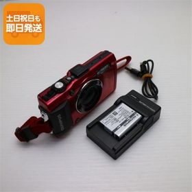 良品中古 TG-4 レッド 即日発送 コンデジ OPLYMPUS 本体 あすつく 土日祝発送OK