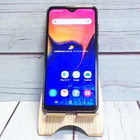 au Galaxy A20 SCV46 Black 本体 白ロム SIMロック解除済み SIMフリー C169970