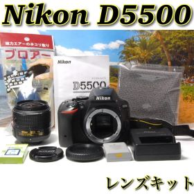 美品✨スマホ転送OK 高画質 Nikon D5500 レンズキット 自撮りOK