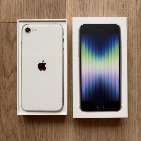 iPhone SE 第3世代 スターライト SIMフリー 128GB 美品
