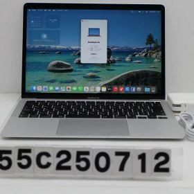 Apple MacBook Air 13in 2020 A2337 シルバー Apple M1 1GHz/16GB/256GB(SSD)/13.3W/WQXGA(2560x1600) 画面キズあり【中古】【20260212】