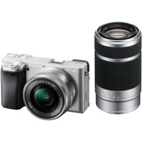 【中古】SONY(ソニー) APS-C ミラーレス一眼カメラ α6400 ダブルズームレンズキット(同梱レンズ:SELP1650+SEL55210) シルバー ILCE-6400Y S