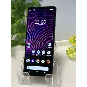 液晶美品 Xperia 1 III SOG03 au SIMフリー [フロストパープル] ROM 256GB RAM 12GB★ スマートフォン本体 A9354