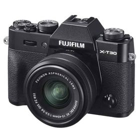 【中古】富士フイルム(FUJIFILM) ミラーレス一眼カメラ X-T30XCレンズキット ブラック X-T30LK-1545-B当店保証30日間 人気モデル 高画質 売れ筋