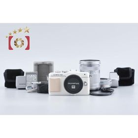 【中古】OLYMPUS オリンパス PEN Lite E-PL7 EZ ダブルズームキット ホワイト シャッター回数僅少