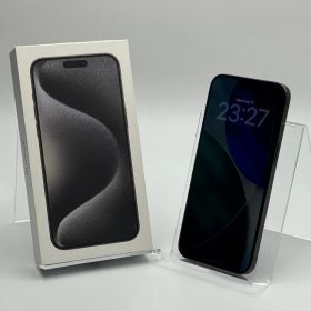 【箱付き中古C】iPhone 15 Pro Max 256GB ブラックチタニウム バッテリー【84%】 SIMフリー 白ロム