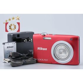 【中古】Nikon ニコン COOLPIX A100 レッド コンパクトデジタルカメラ