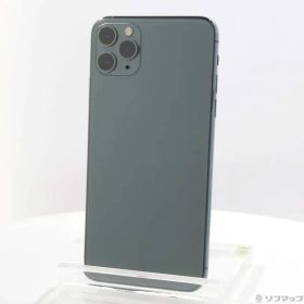 ソフマップ 〔中古品〕 iPhone11 Pro Max 256GB ミッドナイトグリーン MWHM2J／A SIMフリー【352】