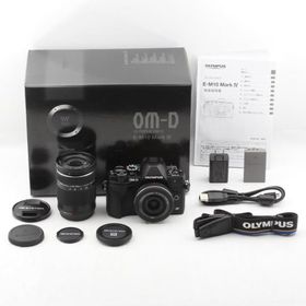 OLYMPUS ミラーレス一眼カメラ E-M10 MarkIV EZダブルズームキット BLK