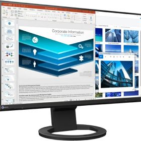 【送料無料】EIZO EV2480-ZBK 液晶ディスプレイ 23.8型/ 1920×1080/ HDMI、DisplayPort、USB Type-C/ ブラック/ スピーカー：あり【在庫目安:僅少】| 家電 ディスプレイ