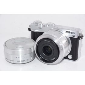 【オススメ】Nikon ミラーレス一眼 Nikon1 J5 ダブルレンズキット シルバー(ミラーレス一眼)