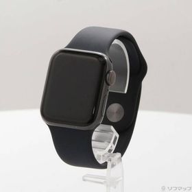 〔中古〕Apple(アップル) Apple Watch Series 6 GPS + Cellular 40mm スペースグレイアルミニウムケース ミッドナイトスポーツバンド〔377-ud〕