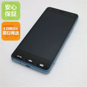 【中古】 超美品 Y!mobile 705KC かんたんスマホ ブルー スマホ 本体 白ロム 中古 土日祝発送OK