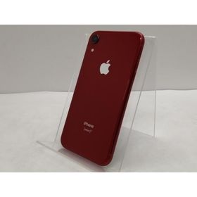 【中古】Apple au 【SIMロック解除済み】 iPhone XR 64GB (PRODUCT)RED MT062J/A【宇田川】保証期間１ヶ月【ランクB】