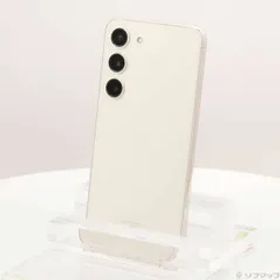 ソフマップ 〔中古品〕 Galaxy S23 256GB クリーム SCG19 au SIMフリー【305】