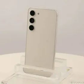 ソフマップ 〔中古品〕 Galaxy S23 256GB クリーム SCG19 au SIMフリー【368】