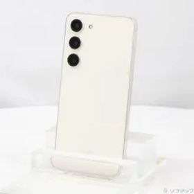 ソフマップ 〔中古品〕 Galaxy S23 256GB クリーム SCG19 au SIMフリー【297】