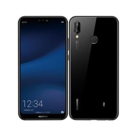 HUAWEI P20 lite HWV32[64GB] au ミッドナイトブラック【安心 …