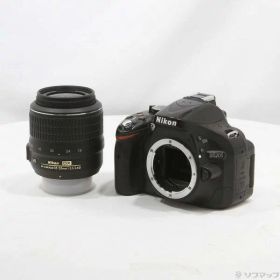 【中古】Nikon(ニコン) NIKON D5200 18-55 VR レンズキット ブラック 【297-ud】