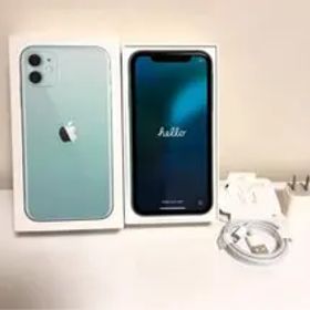 【美品】iPhone11 64GB グリーン SIMフリー 箱付き