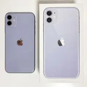 iPhone11 パープル 128GB SIMロック解除済 USBケーブル 箱