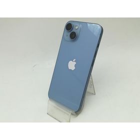 【中古】Apple 国内版 【SIMフリー】 iPhone 14 128GB ブルー MPVJ3J/A【広島】保証期間１ヶ月【ランクB】