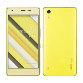 【中古】【安心保証】 Qua phone QZ[32GB] au シトラスレモン
