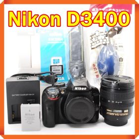 Nikon D3400 一眼レフカメラ シングルレンズセット ニコン スマホ転送