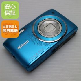 ニコン(Nikon)の新品同様 COOLPIX S3500 オリエンタルブルー M444(コンパクトデジタルカメラ)