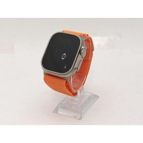 【中古】Apple Apple Watch Ultra 49mm Cellular チタニウムケース/オレンジアルパインループ L MQFM3J/A【新宿2】保証期間１ヶ月【ランクA】