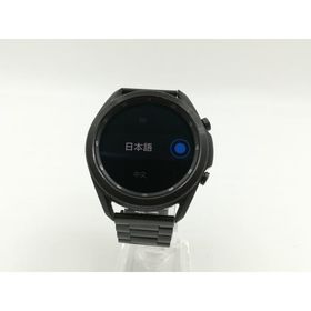 【中古】SAMSUNG Galaxy Watch3 45mm Titan ミスティックブラック SM-R840NTKAXJP【福岡筑紫】保証期間１ヶ月【ランクB】