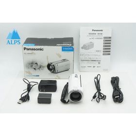 美品 Panasonic パナソニック HC-V480MS デジタルビデオカメラ ホワイト 元箱付 260211i【アルプスカメラ】