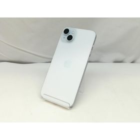 【中古】Apple 国内版 【SIMフリー】 iPhone 15 Plus 128GB ブルー MU0D3J/A【札幌】保証期間１ヶ月【ランクA】