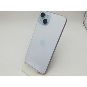 【中古】Apple 国内版 【SIMフリー】 iPhone 15 Plus 128GB ブルー MU0D3J/A【秋葉4号】保証期間１ヶ月【ランクA】