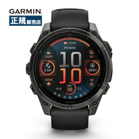 Garmin ガーミン fenix8 AMOLED 47mm フェニックス8 アモレッド 010-02904-27 スマートウォッチ 音声操作 LEDライト 地図内蔵 メンズ Suica対応 GPS 日本正規品 防水 音楽保存 ビジネス ランニング ゴルフ 筋トレ 健康管理