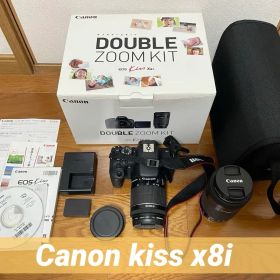【美品✨】Canon EOS kiss x8i ダブルズームキット 箱あり