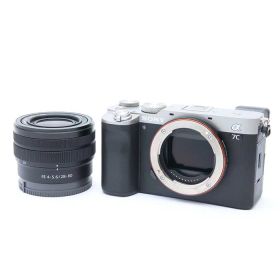 【中古】 《美品》 SONY α7C ズームレンズキット ILCE-7CL シルバー 【ホットシューバネ部品交換/各部点検済】 [ デジタルカメラ ]