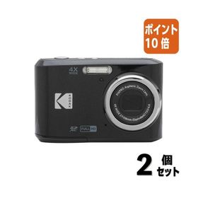 ■２点セット☆ポイント10倍■コダック 電池式デジタルカメラ ブラック FZ45BK