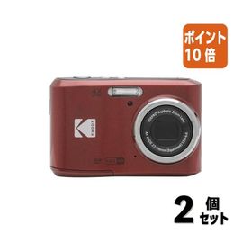■２点セット☆ポイント10倍■コダック 電池式デジタルカメラ レッド FZ45RD