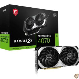 【5日最大1500円クーポン】MSI GeForce RTX 4070 VENTUS 2X 12G OC グラフィックスボード VD8471