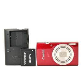 ＜良品＞ Canon IXY 180 レッド｜コンパクトデジタルカメラ｜光学8倍ズーム｜軽量コンパクト｜日常撮影・サブ機に最適