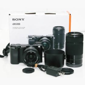 Sony α6100 ダブルズームキット 元箱あり